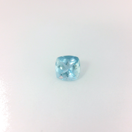 0.43 carat BLUE Cushion Aquamarine (1)