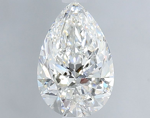 1.0 carat G-VS2 Natūralus Pear Deimantas (1)