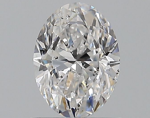 0.7 carat D-SI2 Natūralus Oval Deimantas (1)
