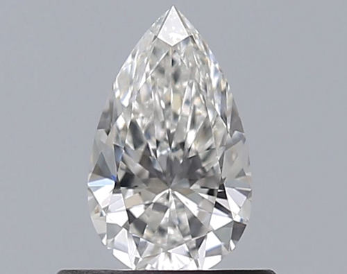 0.5 carat G-VS2 Natūralus Pear Deimantas (1)