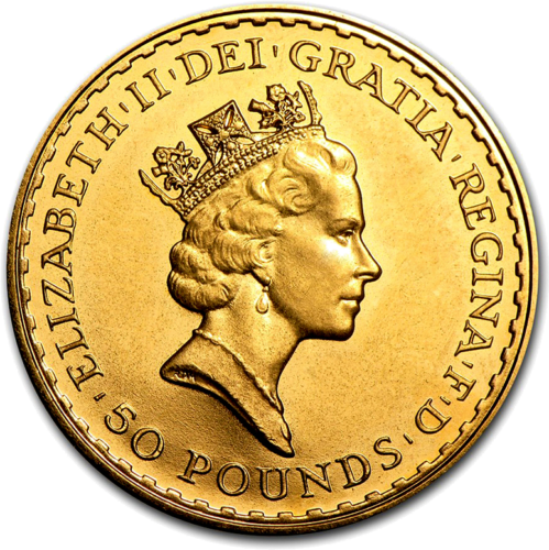 1/2 oz Британия Великобритания золотая монета (разные годы выпуска) (4)