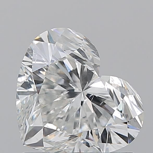 1.3 carat G-SI2 Natūralus Heart Deimantas (1)