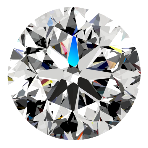 0.3 carat E-VS2 Very Good cut Natūralus Round Deimantas (1)