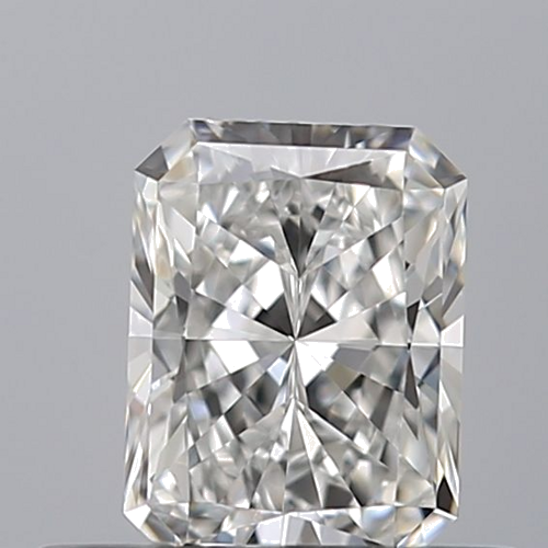 0.5 carat E-VVS2 Natūralus Radiant Deimantas (1)
