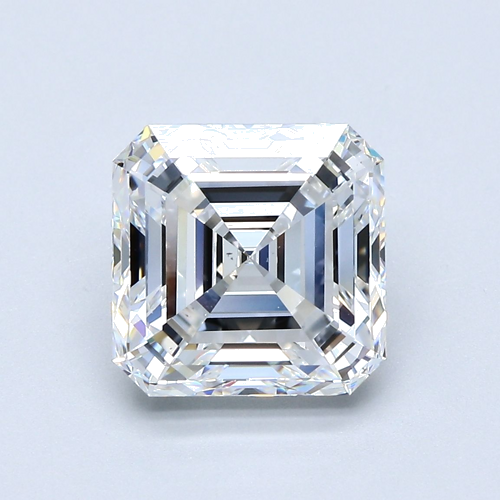 4.03 carat E-VS2 Natūralus Asscher Deimantas (1)