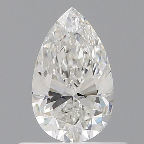 0.5 carat G-SI1 Natūralus Pear Deimantas (1)