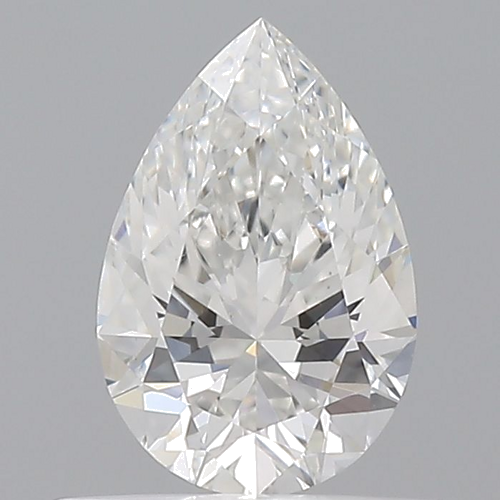 0.5 carat F-VS2 Natūralus Pear Deimantas (1)