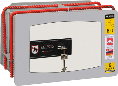 Iebūvējamais seifs Griffon W.2015.K (12 kg) (1)