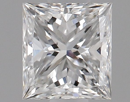 0.48 carat E-SI1 Natūralus Princess Deimantas (1)