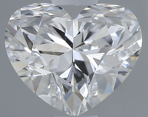 0.7 carat D-VS2 Natūralus Heart Deimantas (1)