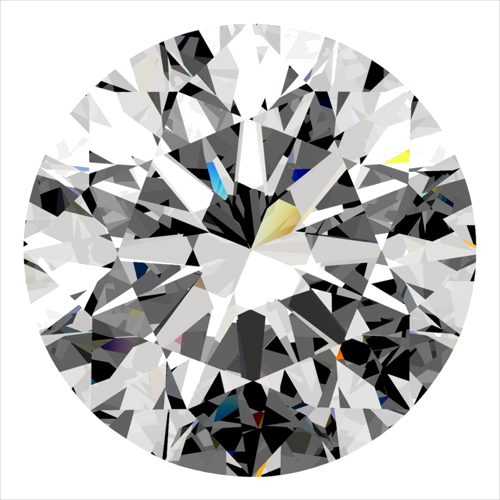 0.33 carat H-VVS1 Excellent cut Natūralus Round Deimantas (1)