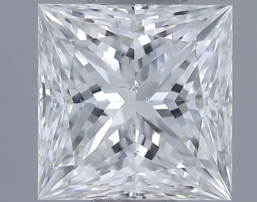 0.8 carat H-SI1 Natūralus Princess Deimantas (1)