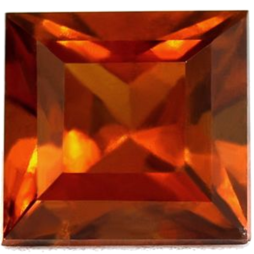 3.22 carat ORANGE Square Garnet (1)