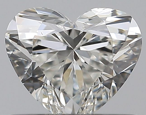 0.5 carat H-VS2 Natūralus Heart Deimantas (1)