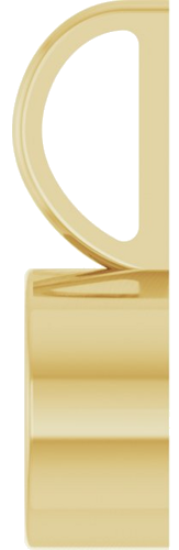 Pakabukas „Bezel-Set Solitaire Charm“ 14k yellow gold Round 6.5mm (3)