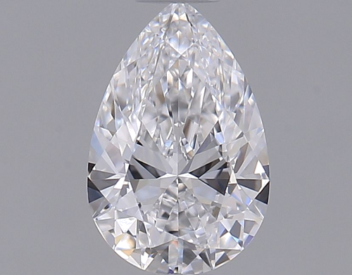 0.51 carat D-VVS2 Natūralus Pear Deimantas (1)