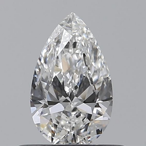 0.42 carat F-IF Natūralus Pear Deimantas (1)