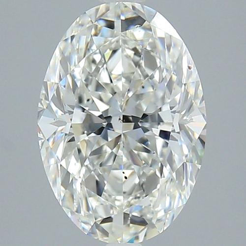 3.52 carat H-SI1 Natūralus Oval Deimantas (1)