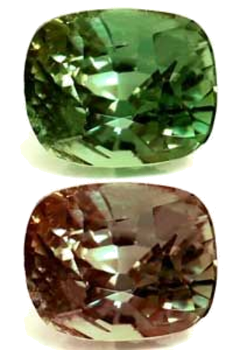 0.65 carat GREEN Cushion Alexandrite (1)