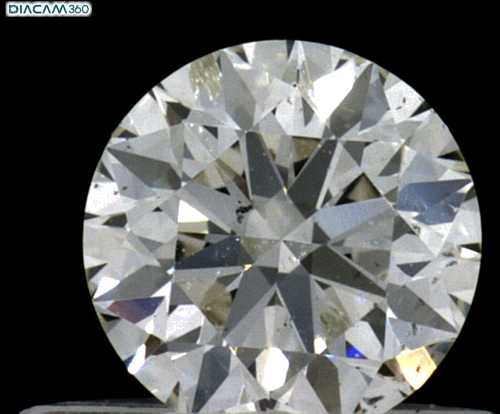 0.5 carat J-SI2 Excellent cut Natūralus Round Deimantas (1)