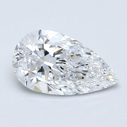 0.8 carat D-IF Natūralus Pear Deimantas (1)