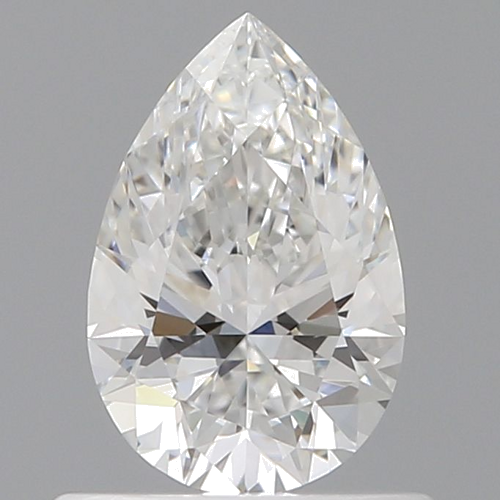 0.6 carat F-VVS1 Natūralus Pear Deimantas (1)
