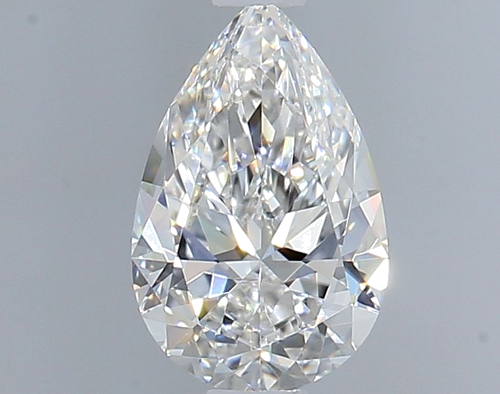 0.5 carat E-VS1 Natūralus Pear Deimantas (1)
