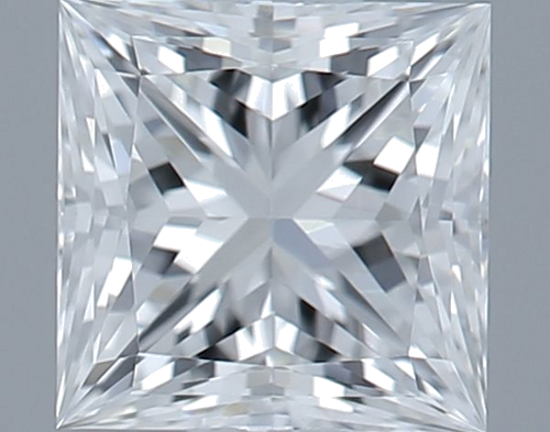 0.36 carat G-VVS2 Natūralus Princess Deimantas (1)
