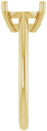 Sužadėtuvių Žiedas „Solitaire“ 14k yellow gold Oval 11mm x 9mm (4)