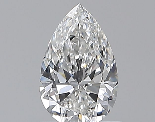 0.75 carat F-VVS2 Natūralus Pear Deimantas (1)