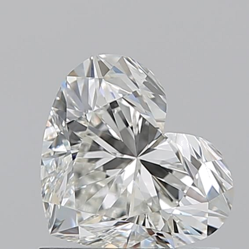1.01 carat I-VS1 Natūralus Heart Deimantas (1)
