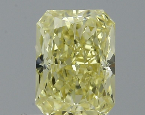 0.54 carat Fancy Yellow-VVS2 Natūralus Radiant Deimantas (1)