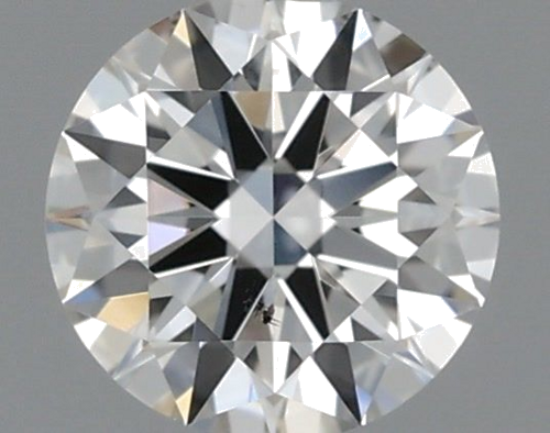 0.32 carat H-SI1 Excellent cut Natūralus Round Deimantas (1)