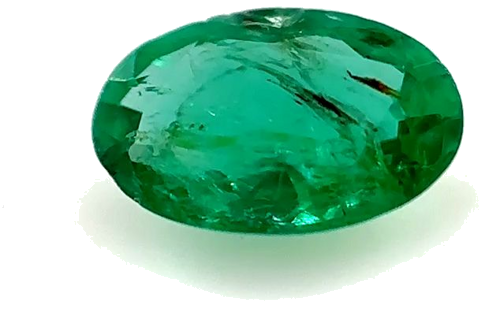 0.32 carat GREEN Oval Smaragdas (1)
