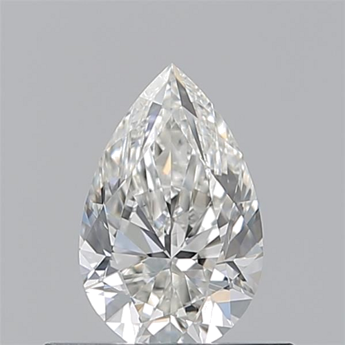 0.5 carat H-VVS1 Natūralus Pear Deimantas (1)