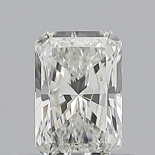 0.5 carat G-VVS2 Natūralus Radiant Deimantas (1)