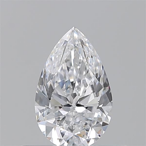 0.5 carat D-VVS2 Natūralus Pear Deimantas (1)