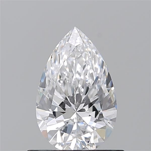 0.7 carat D-SI1 Natūralus Pear Deimantas (1)