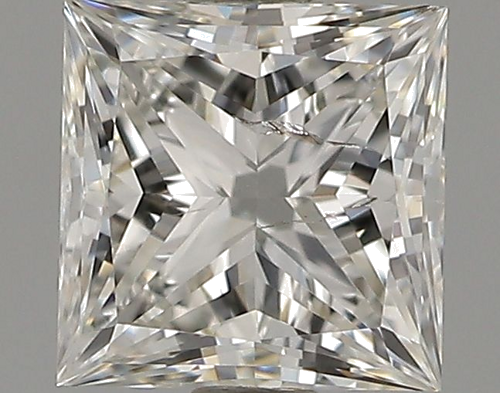 0.5 carat H-SI2 Natūralus Princess Deimantas (1)