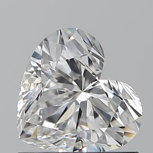 0.9 carat G-VS2 Natūralus Heart Deimantas (1)