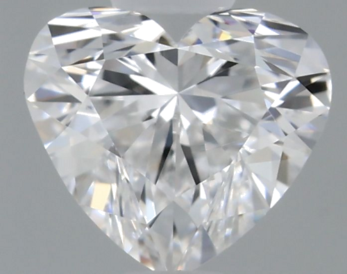 0.33 carat E-VVS2 Natūralus Heart Deimantas (1)