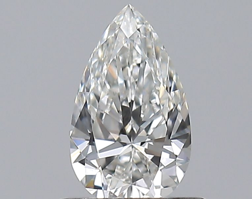 0.5 carat G-VS1 Natūralus Pear Deimantas (1)