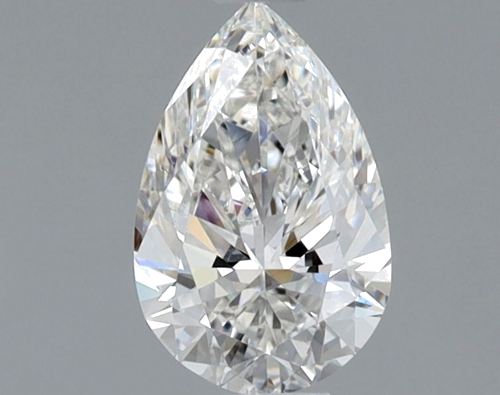 0.51 carat F-VS2 Natūralus Pear Deimantas (1)