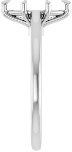 Sužadėtuvių Žiedas „Claw-Pong“ 14k white gold Marquise 10mm x 5mm (4)