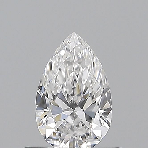 0.51 carat D-VVS2 Natūralus Pear Deimantas (1)