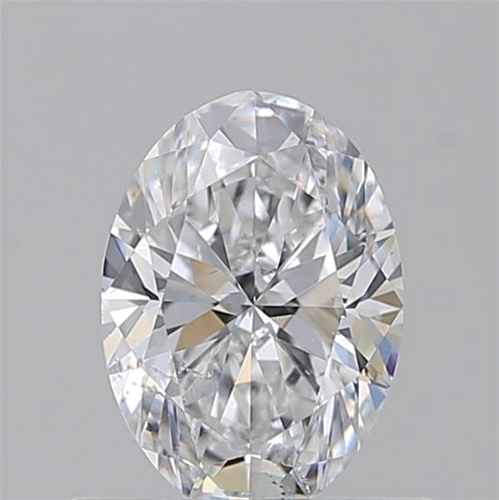 0.71 carat D-SI1 Natūralus Oval Deimantas (1)