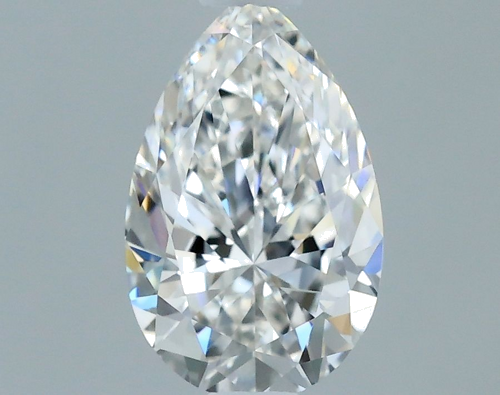 0.5 carat F-VVS1 Natūralus Pear Deimantas (1)