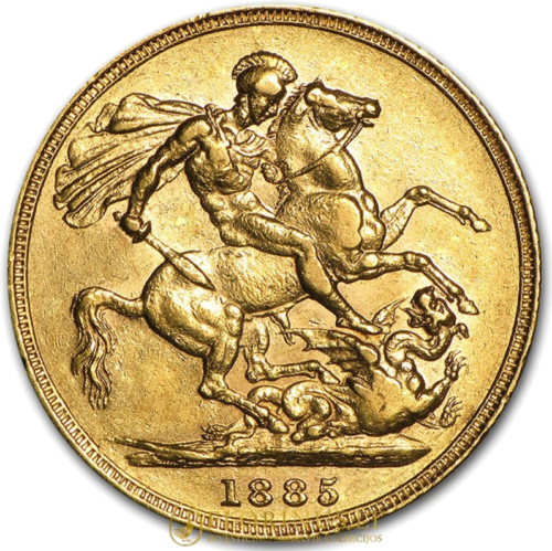 Sovereign Victoria Young Head Great Britain Gold coin (2)