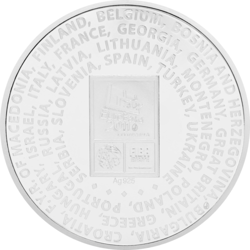 Medāļu komplekts ar A. Sabonis parakstu un uzrakstu „EuroBasket 2011, Lithuania“ (8)