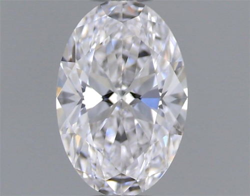 0.42 carat D-VVS1 Natūralus Oval Deimantas (1)